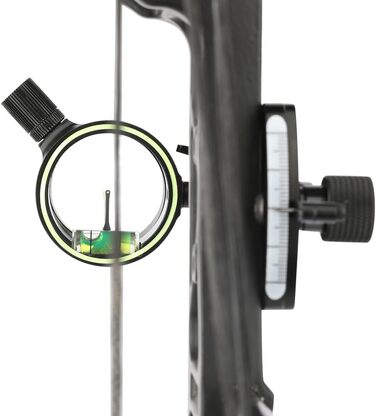 Приціл для лука зі скловолокна з одним штифтом 0,019 фута мікрорегульований, швидковстановлюваний без інструментів з підсвічуванням для складних луків