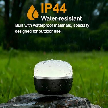 Ліхтар для кемпінгу, світлодіодний ліхтар для кемпінгу, заряджається через USB з ємністю 8000 мАг, 13 рівнів яскравості, 6 регульованих рівнів яскравості та вбудований сильний магніт, водонепроникний ліхтар для кемпінгу, аварійне RGB-підсвічування плюс