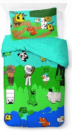 Креативна мода 100 бавовна комплект дитячої постільної білизни 135x200 см односпальний розмір - підодіяльник наволочка 50x70 см