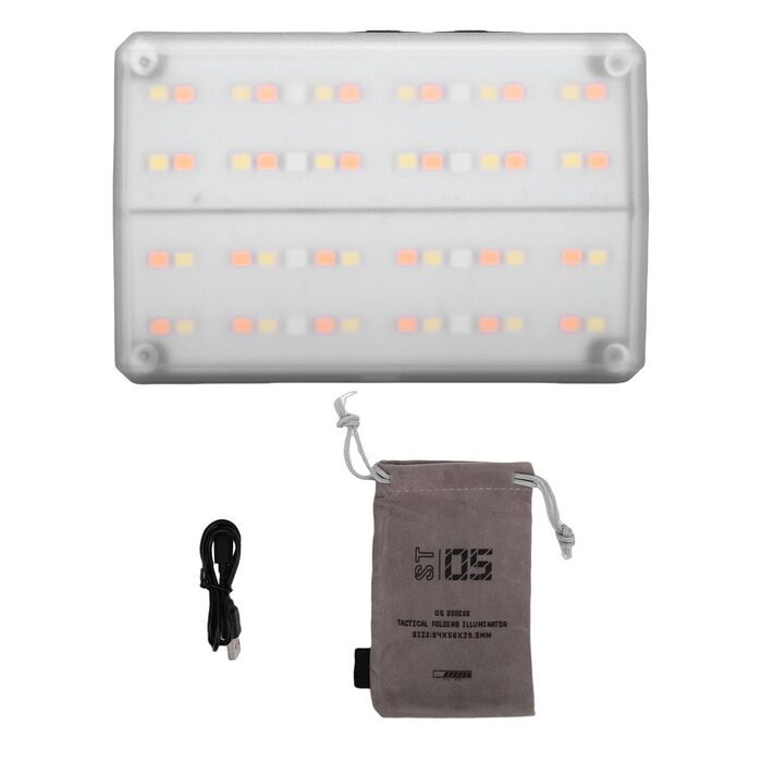 Ліхтарі для кемпінгу CHICIRIS, портативний кемпінговий ліхтар, у формі картки, 7 рівнів яскравості, 8 регульованих, 900 лм, тип C, акумуляторний з індикатором живлення, для походів на свіжому повітрі