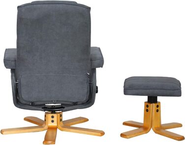 Крісло для відпочинку Крісло для телевізора Крісло для вітальні Табурет Обертове крісло Підставка для ніг Крісло для телевізора Обертове крісло Крісло для читання Темно-сіре