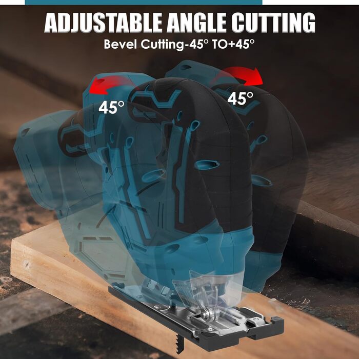 Професійний акумуляторний лобзик Makita 18V System для літієвого акумулятора Makita 18V, електричний лобзик Швидка заміна полотен