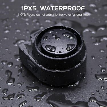 Велосипедна сигналізація-дзвінок, 115 дБ, IPX5, Бездротова, Чорний