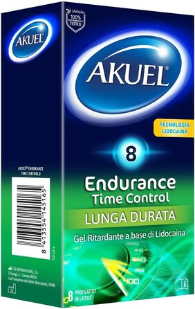 Презерватив із затримкою овуляції, сумісний з нашим лубрикантом, 8 шт., )