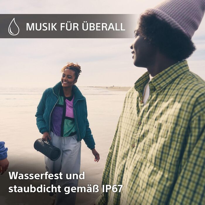 Портативна бездротова Bluetooth колонка з потужним звуком і освітленням для вечірок - водонепроникна, 25 годин автономної роботи,