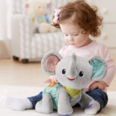 Інтерактивна плюшева іграшка, яка самостійно повзає, рахує, розмовляє і співає - Для дітей 9-36 місяців