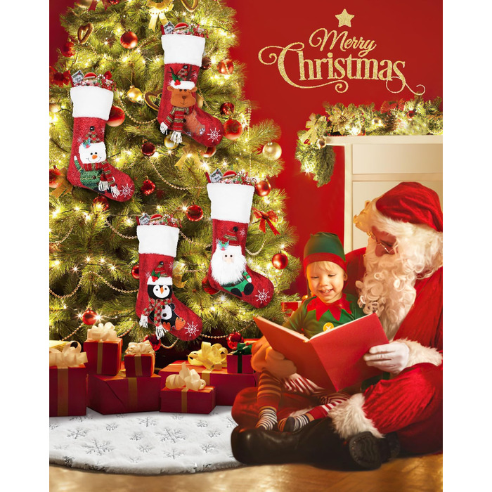 Різдвяна спідниця для ялинки 122 см COOLWUFAN