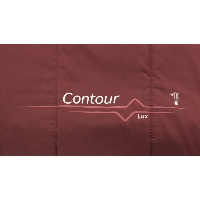 Спальний мішок Outwell Contour Lux Reversible/-3°C Red Left (230367)