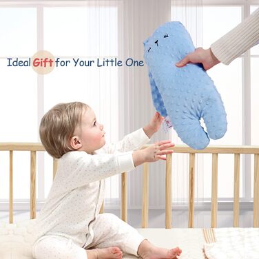 Дитяча подушка Sunveno, плюшевий кролик, декоративна подушка для дитячої кімнати, плюшева подушка, комфортна подушка для немовлят,