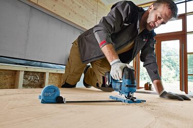 Акумуляторний лобзик Bosch Professional 18V System GST 18V-LI S (стрижневий варіант, глибина різання деревини/алюмінію/металу 120/