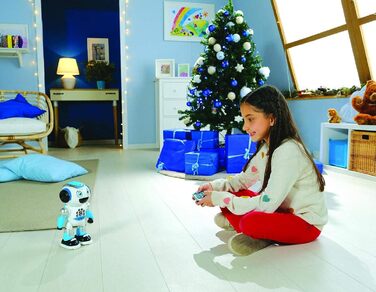 Робот з дистанційним керуванням, інтерактивна та розвиваюча іграшка для дітей, гуляє, танцює, відтворює музику, створює та розпові