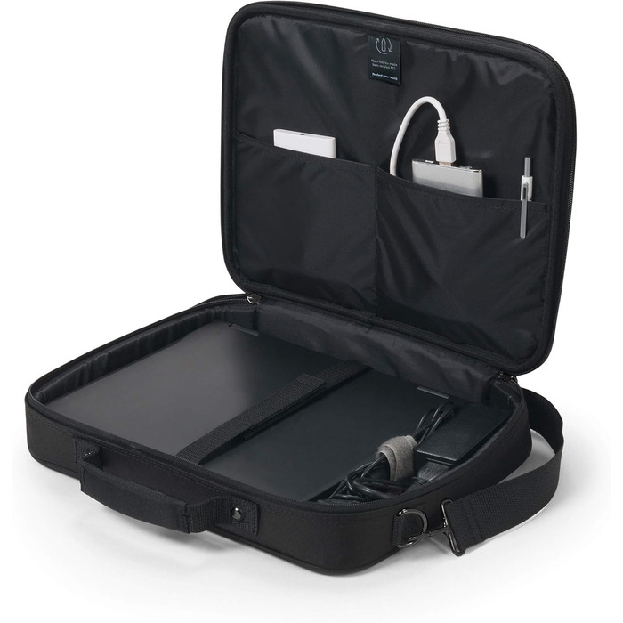 Екологічно чистий чохол для ноутбука із захисною підкладкою, чорний, 14-15.6 -