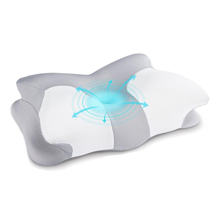 Подушка для сну на боці, зручна ортопедична подушка з піни з ефектом пам&39яті, подушка для підтримки шиї для сну на боці, ергономічна подушка для сну на боці, подушка для сну для шиї.