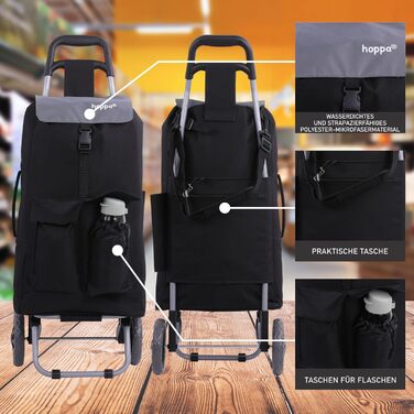 Повністю Ізольована, Легка Сумка-Візок для Покупок 2024, 42 Літри, 95 см, 2.1 кг, з Плечовим Ремінцем, Гарантія 2 роки