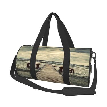 Кругла спортивна сумка для подорожей, чоловіча та жіноча спортивна сумка