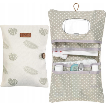 Органайзер для підгузників та косметичка 2в1 - Маленька сумка для підгузників на ходу Mums nappies cream wipes baby organizer (Lea
