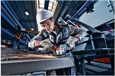 Акумуляторна кутова шліфувальна машина Bosch Professional BITURBO GWX 18V-15 SC (диск Ø 125 мм, кріплення X-LOCK, модуль підключен