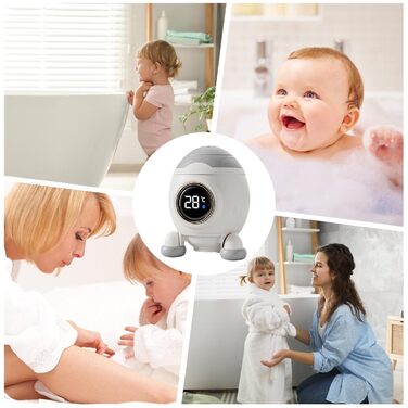 Дитячий термометр температури води, цифрові термометри Відображення миттєвої температури, цифровий кімнатний термометр, плаваючий