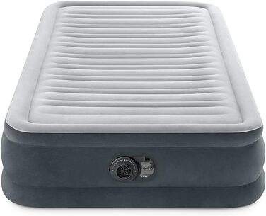 Надувне ліжко Intex Twin Comfort-Plush з Fiber-Tech RP, надутий розмір 99 см x 191 см x 33 см (67766ND)