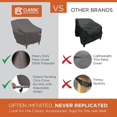 Водовідштовхувальний чохол для гриля CLASSIC ACCESSORIES Ravenna (32 дюйми), колір Taupe, 32L x 26D x 24H