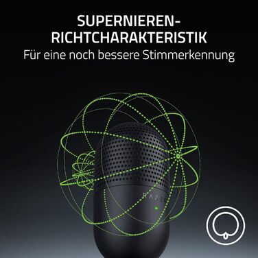 Ультракомпактний USB-мікрофон (14-мм суперкардіоїдний конденсаторний мікрофон, датчик вимкнення/вмикання зі світлодіодним індикато