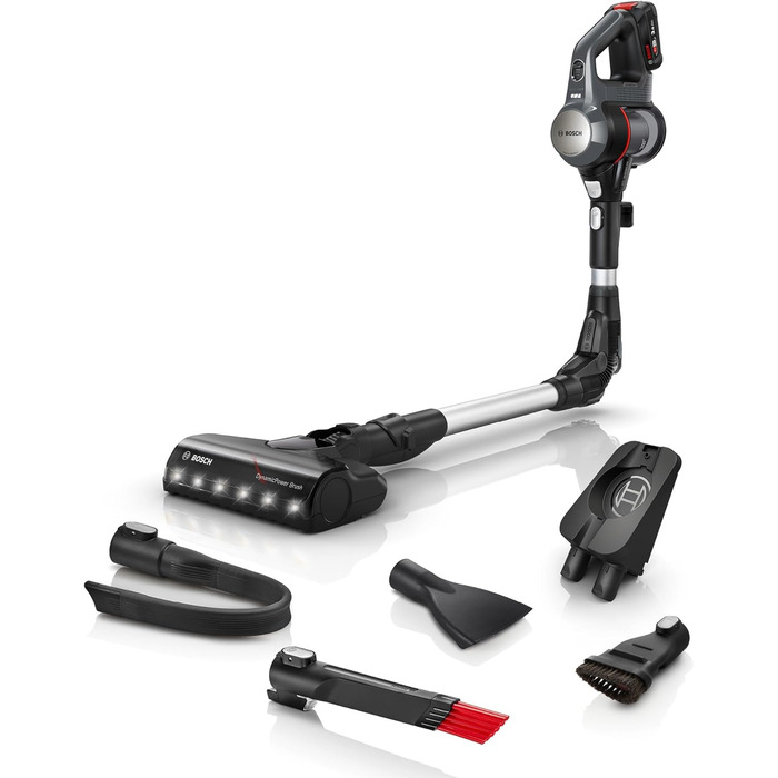 Акумуляторний пилосос Bosch Unlimited 7 BCS711A, бездротовий, шарнірна трубка, гігієнічний фільтр, 10-річна гарантія на двигун, ви