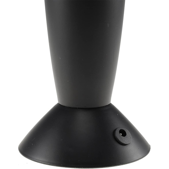 Світлодіодна декоративна лампа - настільна лампа 37 см з RGB підсвічуванням і зміною кольору - з живленням USB 5V або на батарейках - чорна