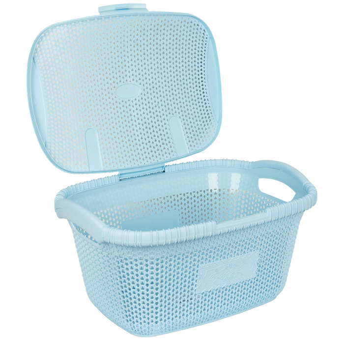 Кошик для білизни Violet House 1002 Віолетта Blue 28 л (6852878)