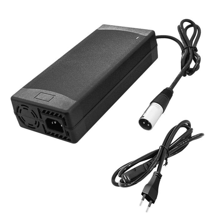 Зарядний пристрій для літій-іонних акумуляторів Yasco з кількома роз&39ємами для електричних велосипедів, скутерів, електровелосипедів, човнів та мотоциклів Зарядний пристрій Xiaomi (54.6V 5A) 54.6V 5A з кількома роз&39ємами