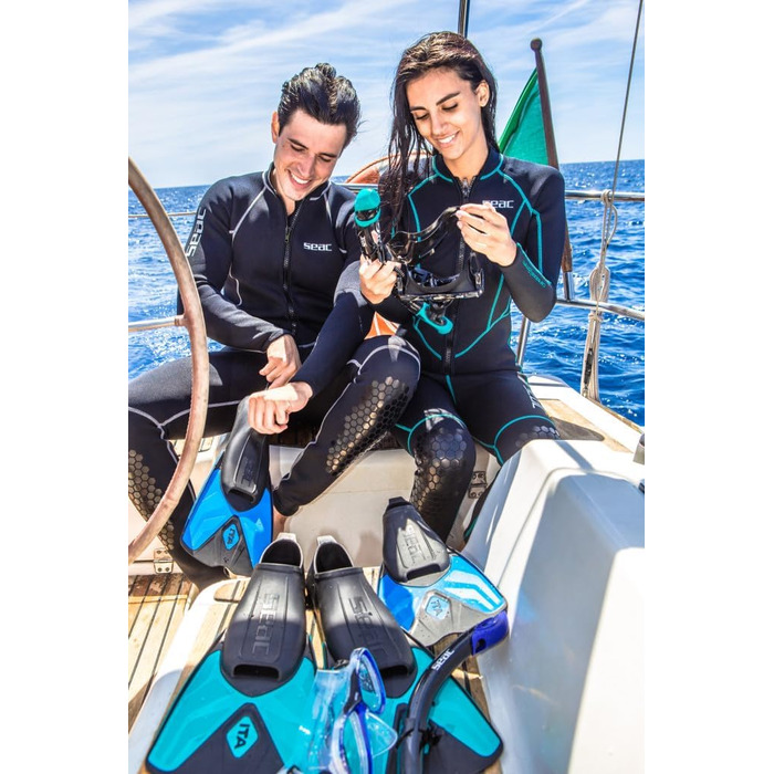 Легкі та потужні короткі ласти для плавання та підводного плавання для дорослих та дітей, чорні, розмір 40/41