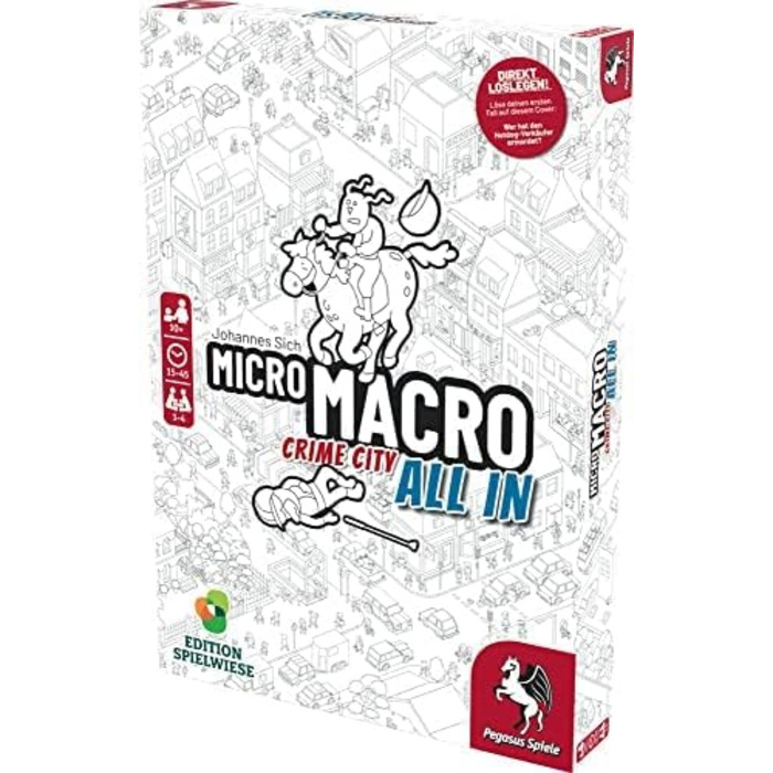 Чорно-білий мегаполіс сингл, 59062G MicroMacro Crime City 3 - All In (Edition Spielwiese)