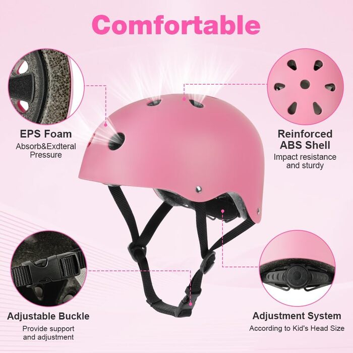 Дитячий велосипедний шолом Flintronic, дитячий шолом велосипедний шолом для дітей, регульований шолом для скейтборду для велосипед