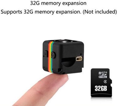 Міні-камера SQ11 Камера HD відеокамера SQ8 SQ9 Оновлення нічного бачення Міні-камера 1080 P Спортивний міні DV відеореєстратор (чо
