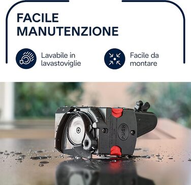 Повністю автоматична кавоварка (тиск 15 бар, автоматична система капучино, знімний резервуар для води 1,8 л, LCD панель, автоматичне очищення) сріблястий/чорний Кавоварка з удосконаленою молочною системою, 23.460.SB