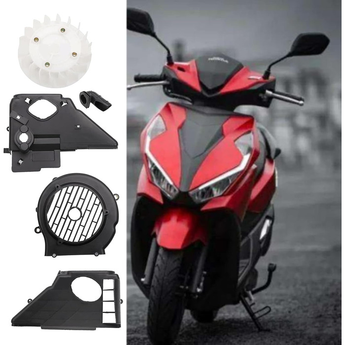 Кришка вентилятора повітряного двигуна Eladcncmc GY6 125 150cc