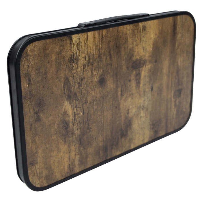 Стіл Bo-Camp Woodbine Compact 56x34 cm Black/Wood look (1404190)