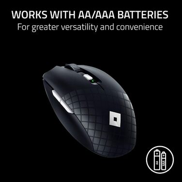 Мобільна бездротова ігрова миша з часом автономної роботи до 950 годин (ультралегкий дизайн, HyperSpeed Wireless & Bluetooth, меха