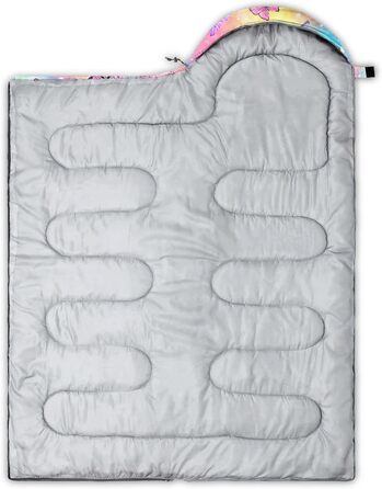 Спальні мішки HOSIMA, спальний мішок-мумія для холодної погоди для дівчаток, хлопчиків, чоловіків, водонепроникний для теплого кемпінгу, походів, активного відпочинку на свіжому повітрі, подорожей, полювання, з компресійними мішками Multi 1