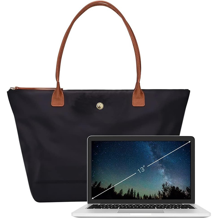 Жіноча сумка через плече GM LIKKIE, нейлонова сумочка з верхньою ручкою, складна сумка-бомж на вихідні Black2