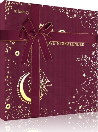 Адвент-календар краси, Адвент-календар макіяжу на 2025 рік, 24 вибрані унікальні косметичні засоби для догляду за шкірою, Сюрпризи з краси для жінок, підлітків та дівчат, Набори для макіяжу - Подарунки на Різдво