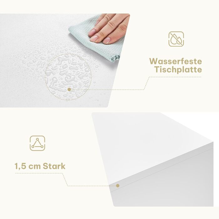 Письмовий стіл з шухлядами, комп&39ютерний стіл, офісний стіл, ПК-стіл для дітей та спалень з мінімалістичним дизайном, 100x50x75 см, білий