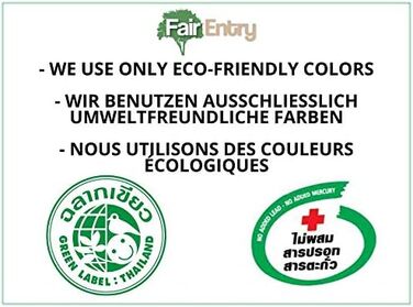 Дитячий стілець FairEntry, табурет, дитячий стілець з масиву дерева з мотивом овець, висота сидіння 25 см для нашої дитячої групи