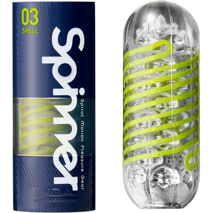 Мастурбатор TENGA Spinner для чоловіків, багаторазовий, зелений