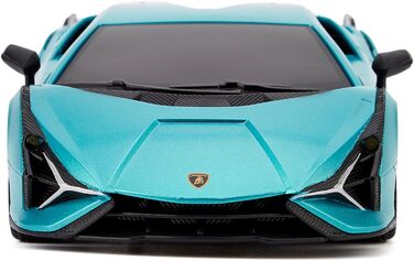 Масштаб Офіційно ліцензований RC Lamborghini Sin FKP 37, синій Ламбо Спортивний гоночний іграшковий автомобіль Модель автомобіля для хлопчиків дівчаток і дорослих подарунок Sin Blue, 124