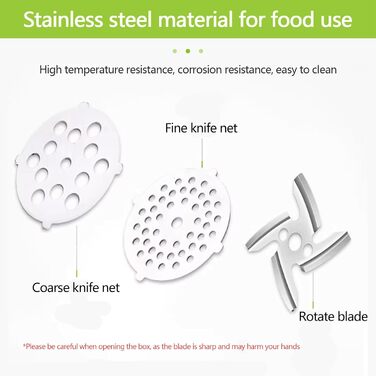 Набір ручних м'ясорубок, шеф-кухарська м'ясорубка з насадкою для печива, роторна м'ясорубка для м'яса, також ідеально підходить дл