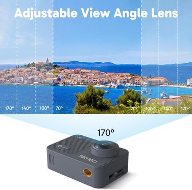 Підводна камера 40M EIS Anti-Shake Action Camera 4 шт. Zoom із сенсорним екраном, дистанційним керуванням, спортивною камерою, водонепроникним корпусом, комплектом аксесуарів для шолома V50X, 4K30FPS 20MP WiFi