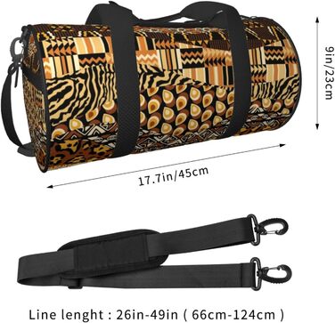 Стильна дорожня сумка в африканському стилі, спортивна сумка-мішок для чоловіків та жінок, сумка для подорожей, спортивна сумка з аплікаціями