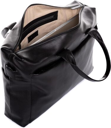 Велика сумка для ноутбука з натуральної шкіри - 15.4-дюймовий ноутбук ділова сумка Troy - сумка через плече портфель з відділенням