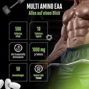 Амінокислотний комплекс Multi Amino-EAA, 500 таблеток