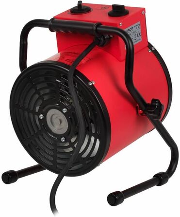 Круглий вентилятор-обігрівач Eurom EK3000, 3000 Вт, 230 В 332964 (обігрівач для майстерні, електричний обігрівач, обігрівач для гаража, обігрівач для складу) Вхідна напруга 220-240 В / Частота 50 Гц